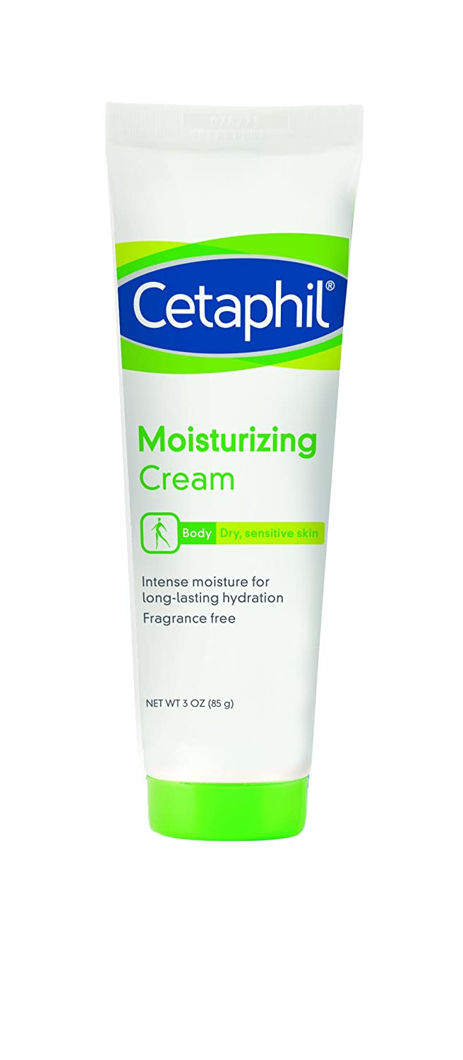 Cetaphil Moisturizing Cream, Fragrance Free, 3 Ounce (Pack of 3) by Cetaphil