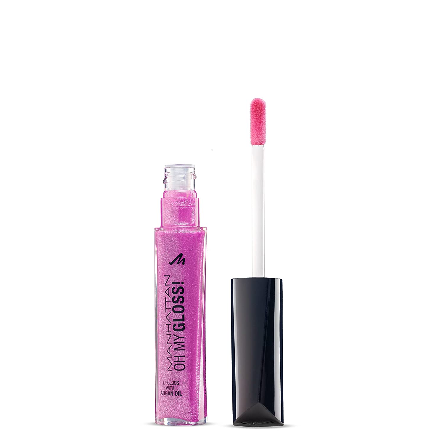 Manhattan Oh My Gloss! Lip Balm with Fresh Shine Moisturising Lip Gloss Colour Glamour Berry 180 1 x 6.5 ml, ‎180