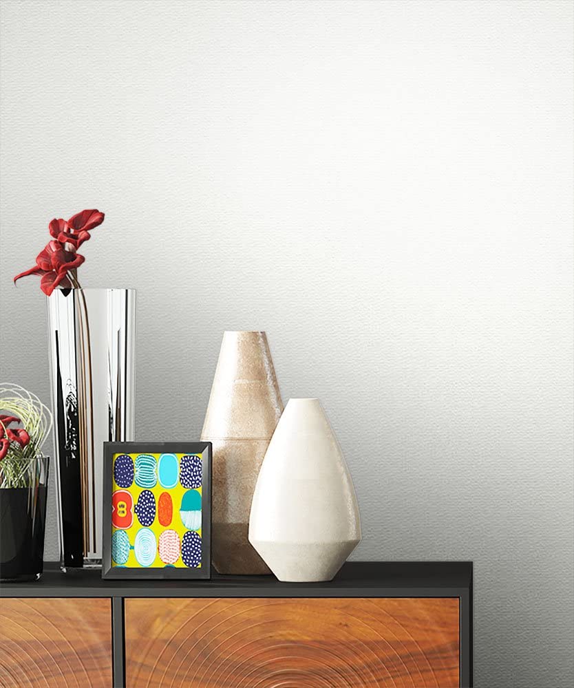 Newroom Wallpaper Cream Non-Woven Pattern/Design Beautiful Modern and Elegant Design Optics Includes Wallpaper Guide