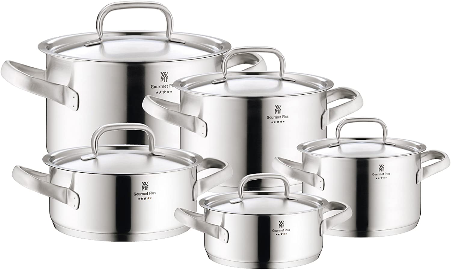 WMF 0720156030 Essential Cookware Set 5 Piece Gourmet Plus