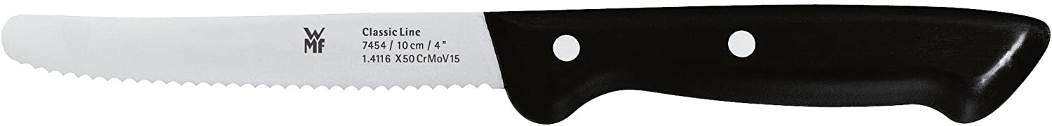 WMF 10 cm Classic Line Snack Knife, Black