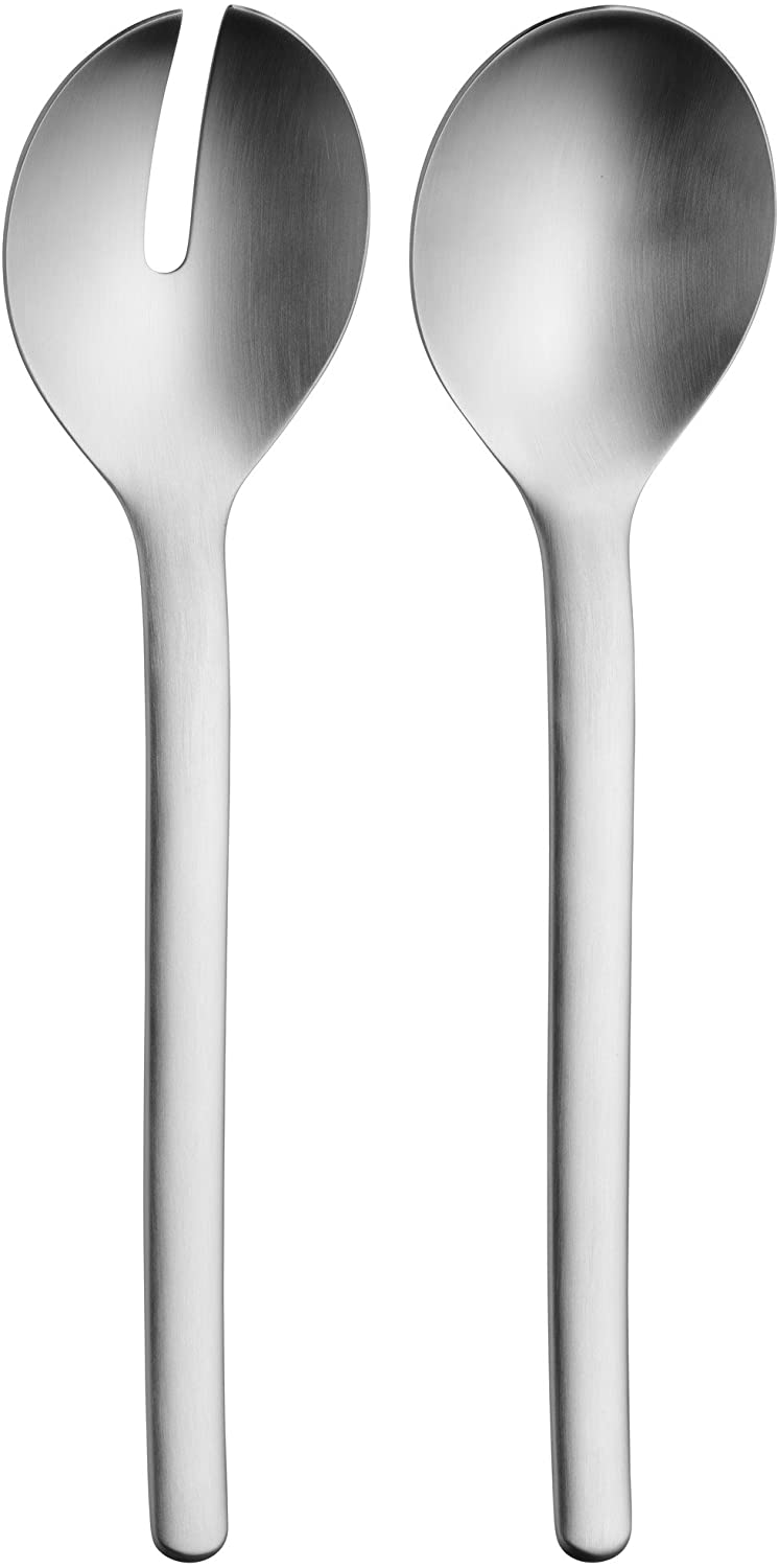 WMF 1122216330 Salad Servers, Stainless Steel, Silver, 35 x 10 x 5 cm