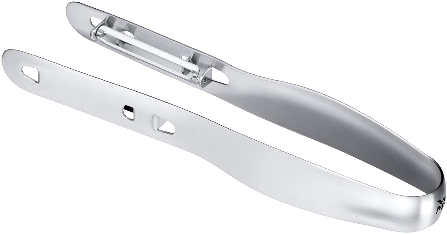 WMF Double Peeler 20 x 3 cm Asparagus Peeler with Double Blade Vegetable Peeler Cromargan Stainless Steel Dishwasher Safe