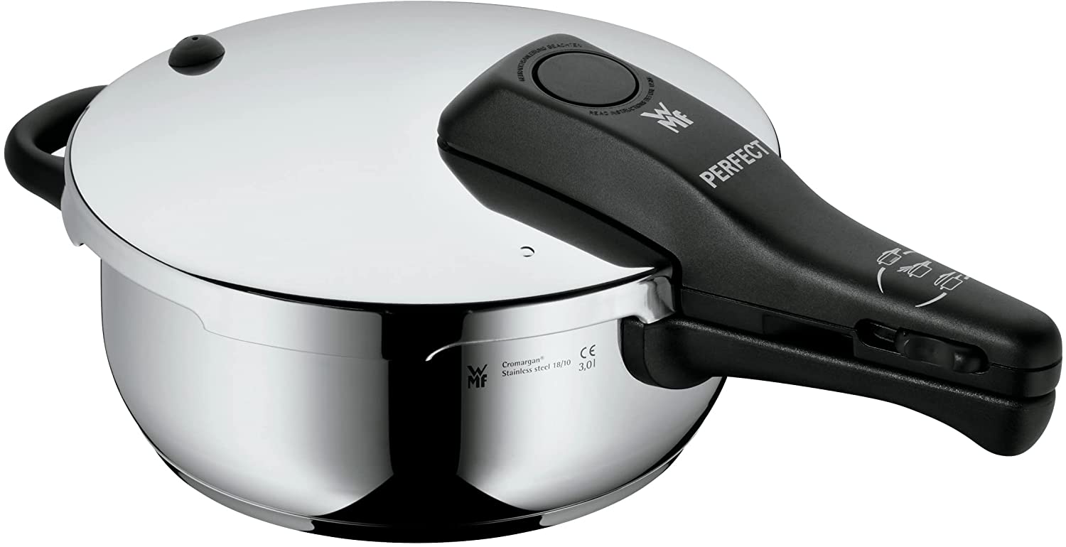WMF Perfect Pressure cooker 3l without insert Ø 22cm internal scaling Cromargan stainless steel suitable for induction