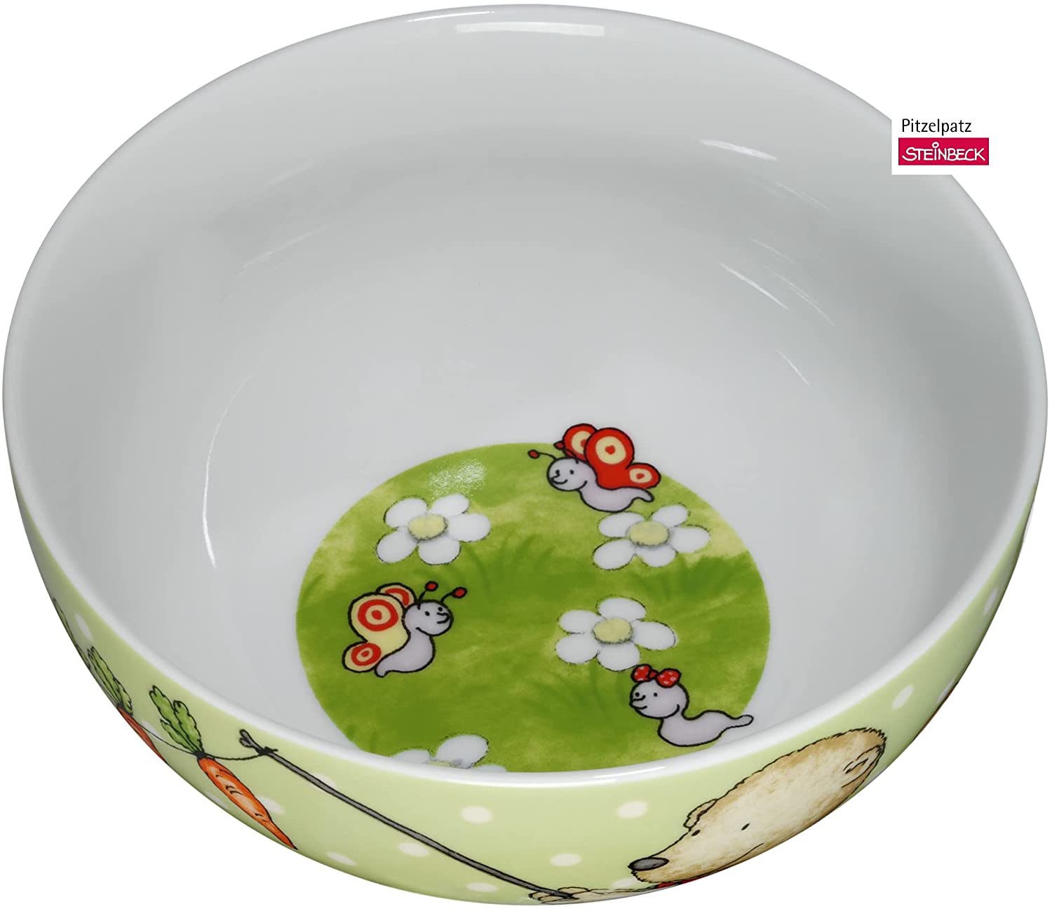 WMF Pitzelpatz Children\'s Cereal Bowl 13.8 cm, Porcelain, Dishwasher Safe, Colour and Food Safe