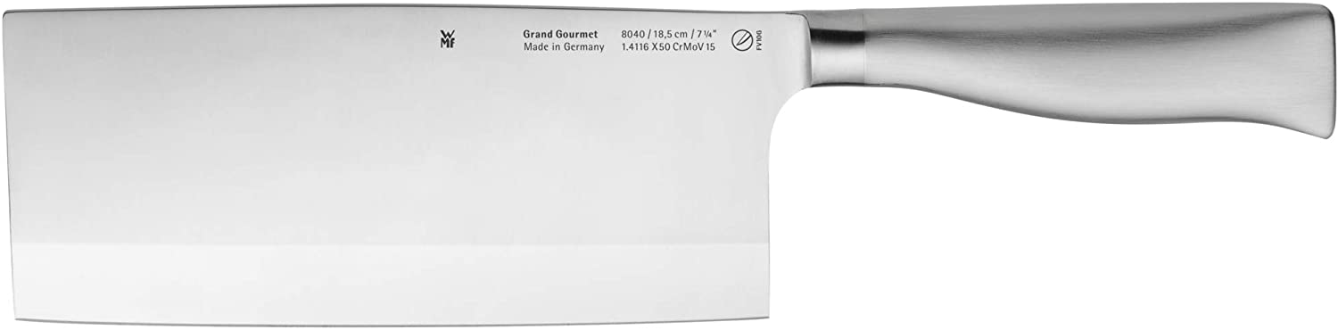WMF Grand Gourmet Chinese Chef\'s Knife 31.5 cm, Made in Germany, Forged Knife, Performance Cut, Special Blade Steel, Blade 18.5 cm