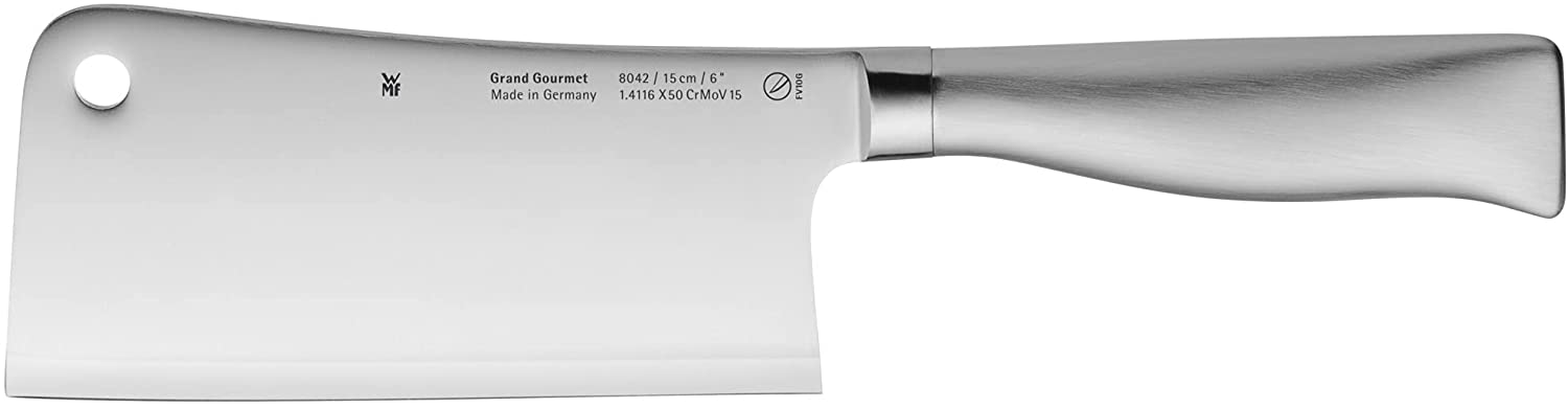 WMF Grand Gourmet Chinese Chopping Knife 28.5 cm, Made in Germany, Forged Knife, Performance Cut, Special Blade Steel, Blade 15 cm