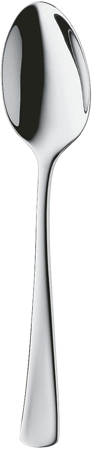 WMF Denver Coffee Spoon, Teaspoon, 13.2 cm, Polished Cromargan Stainless Steel, Shiny, Dishwasher Safe