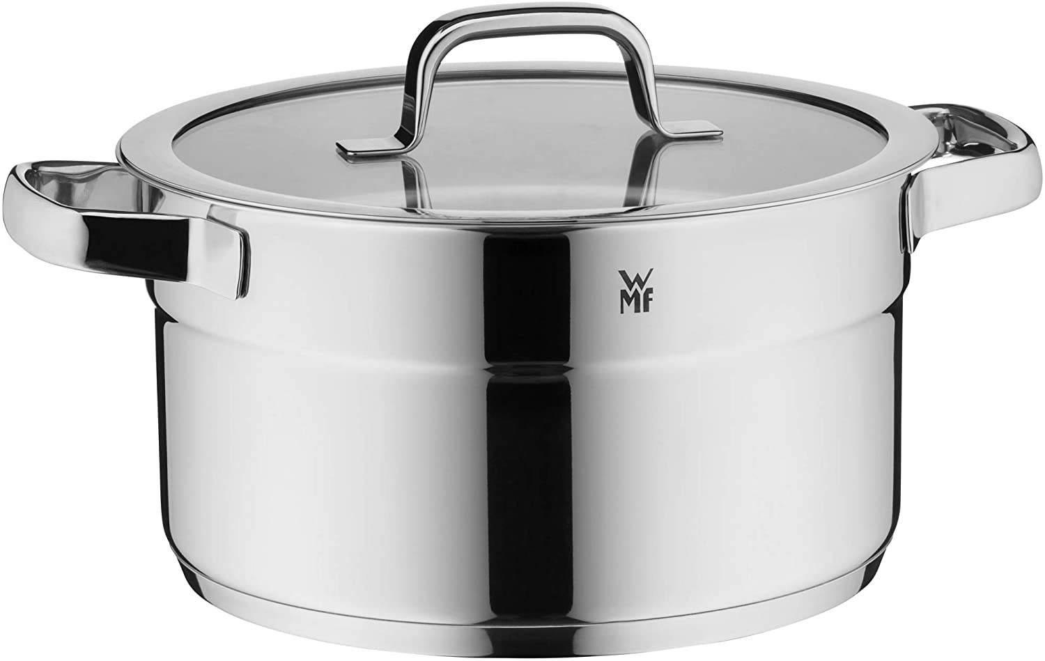 WMF Compact Cuisine Saucepan 16 cm without Lid 1.5 L Cromargan Polished Stainless Steel Inner Scale Induction Saucepan Uncoated
