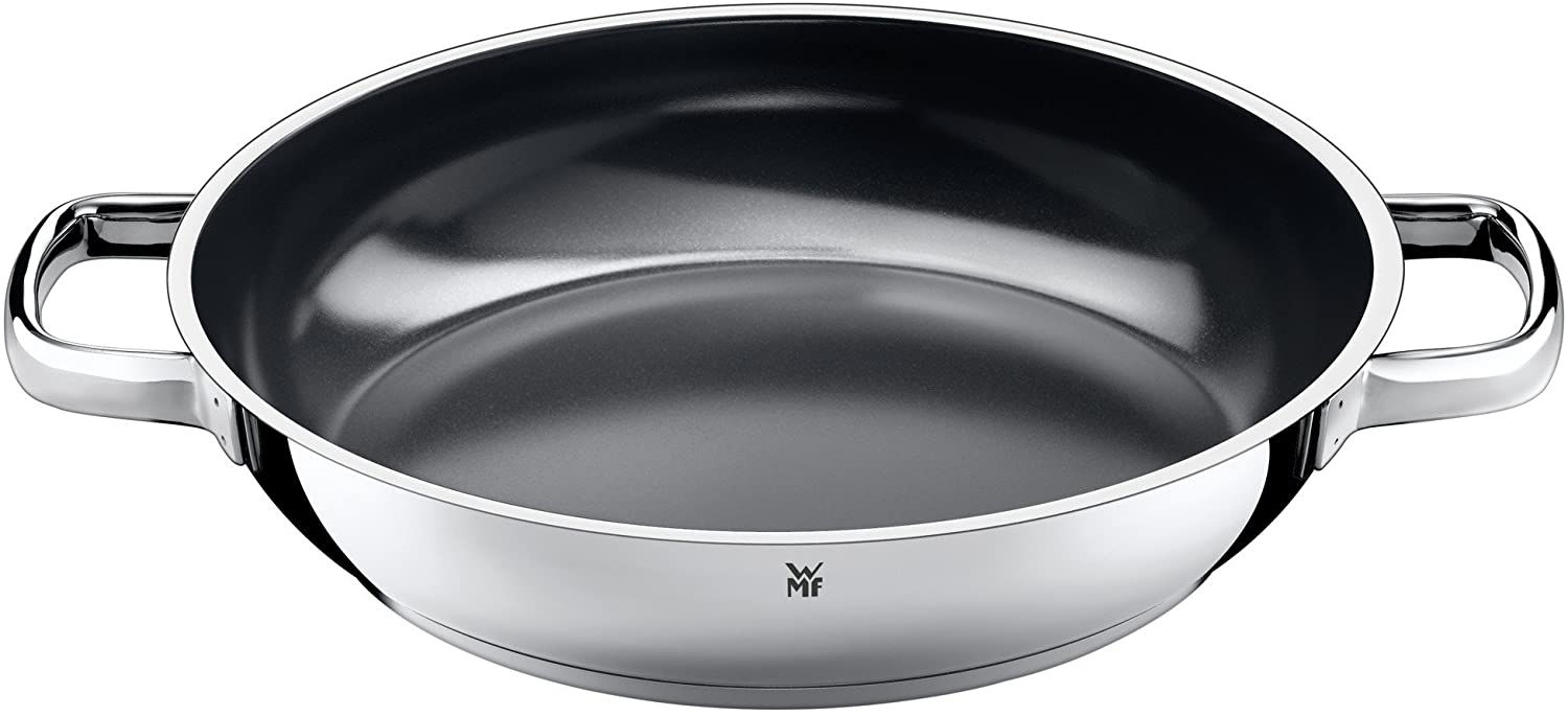 WMF Durado Serving / Frying Pan, Cromargan Stainless Steel Coated, Ceramic Coating, Ceramic Pan, Suitable for Induction, 28 cm