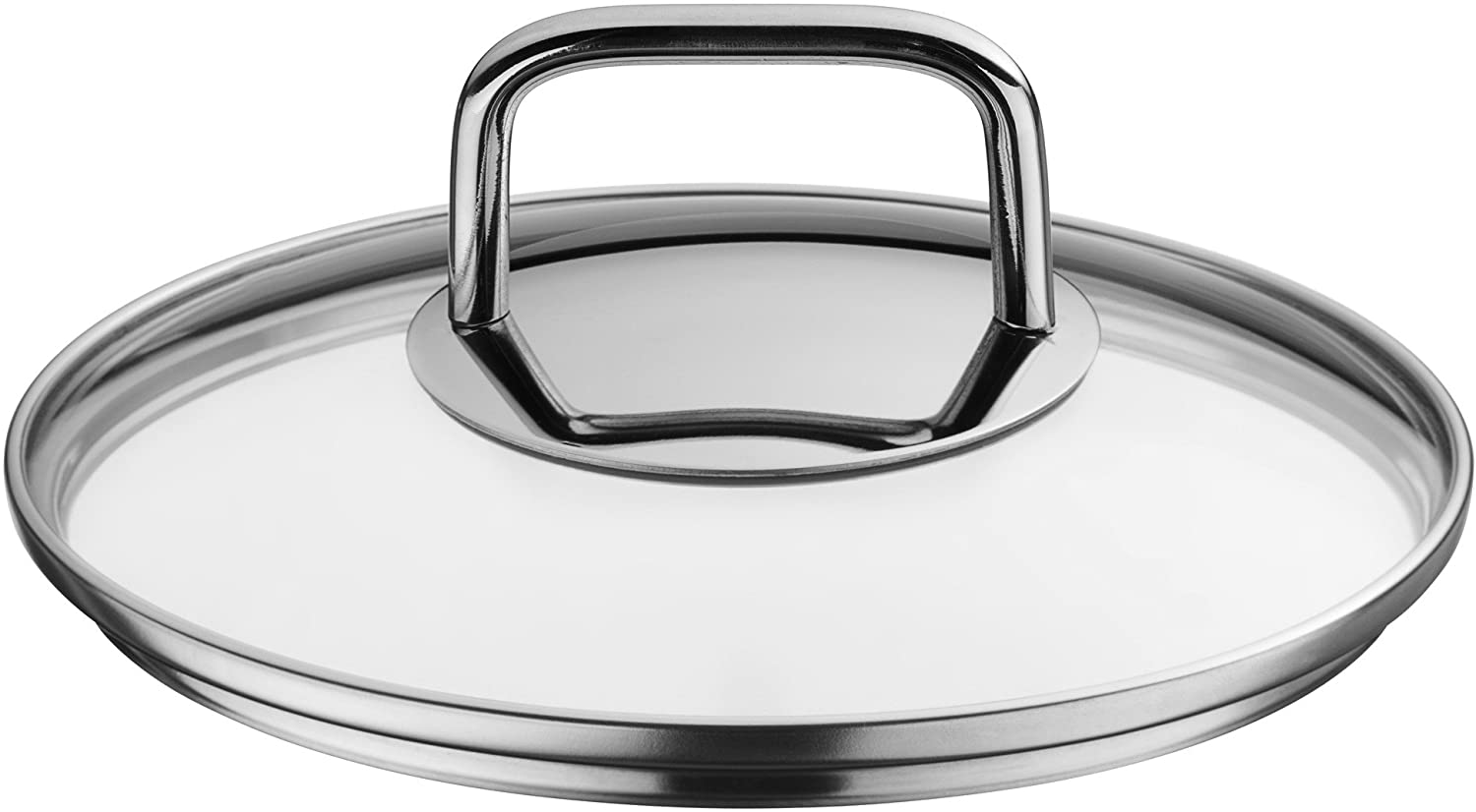 WMF Glass Lid Bueno Induction 16 cm Diameter Metal Handle Dishwasher Safe