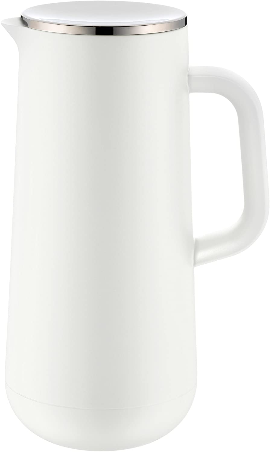 WMF Impulse Insulated Thermos Jug, 1.0 l, for Coffee or Tea, Screw Cap, Keeps Drinks Warm or Cold for 24 Hours, White