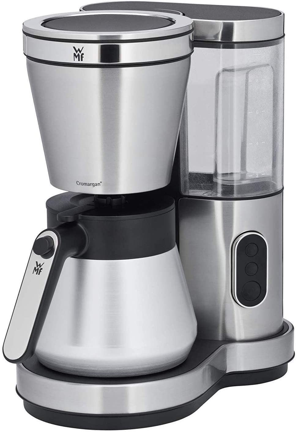 WMF Lono Aroma Coffee Machine (800 W, with Thermos Flask, Filter Coffee, 8 Cups, Swivel Filter, Removable Water Tank, Automatic Shut-Off)