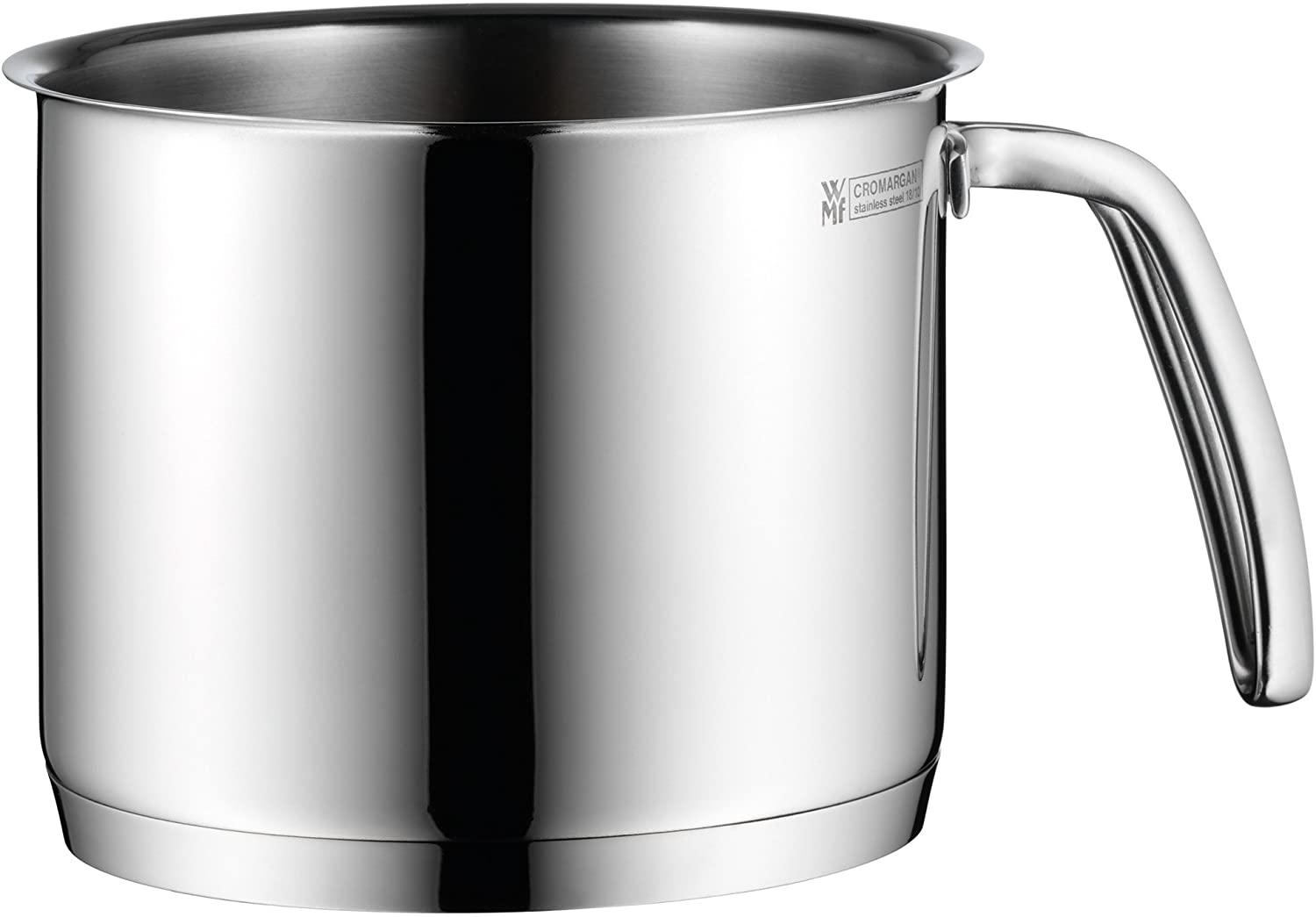 WMF Provence Plus Milk Pan without Lid, 14 cm, Induction Cooking Pot 1.7 L, Polished Cromargan Stainless Steel, Uncoated, Oven-Safe