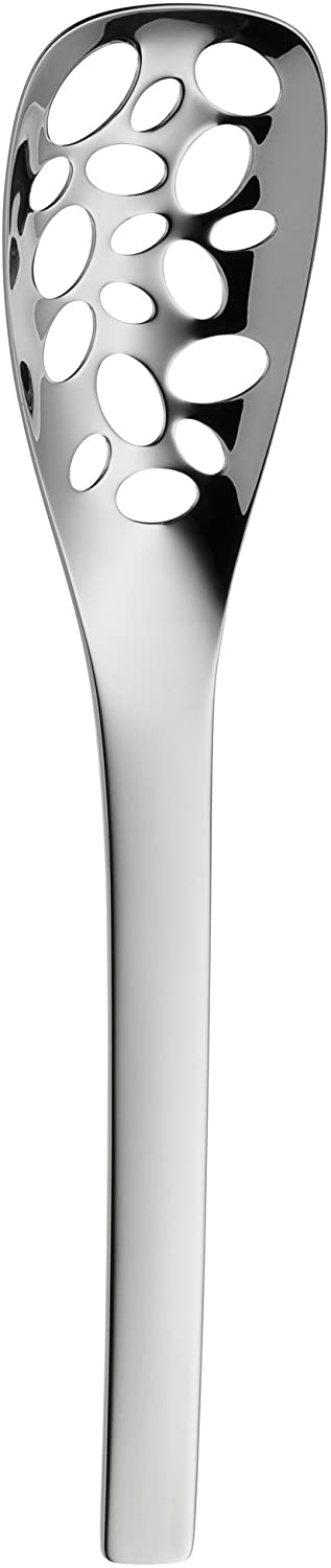 WMF Nuova Perforated Serving Spoon, Cromargan Polished Stainless Steel, Dishwasher Safe, Length 25 cm