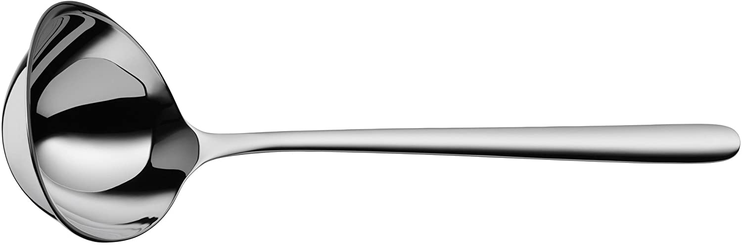 WMF Flame Soup Ladle 23.5 cm Sauce Spoon Polished Cromargan Protect Stainless Steel Scratch Resistant Dishwasher Safe