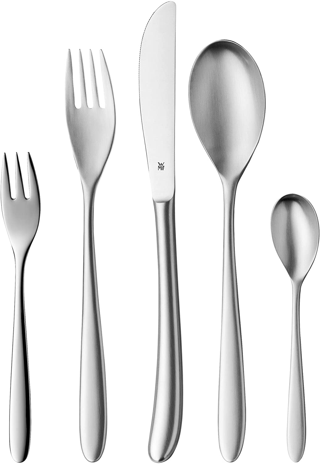 WMF Set 66 Pieces Cutlery Set for 12 People Silk Cromargan 18/10 Stainless Steel Matt No. 1101006031