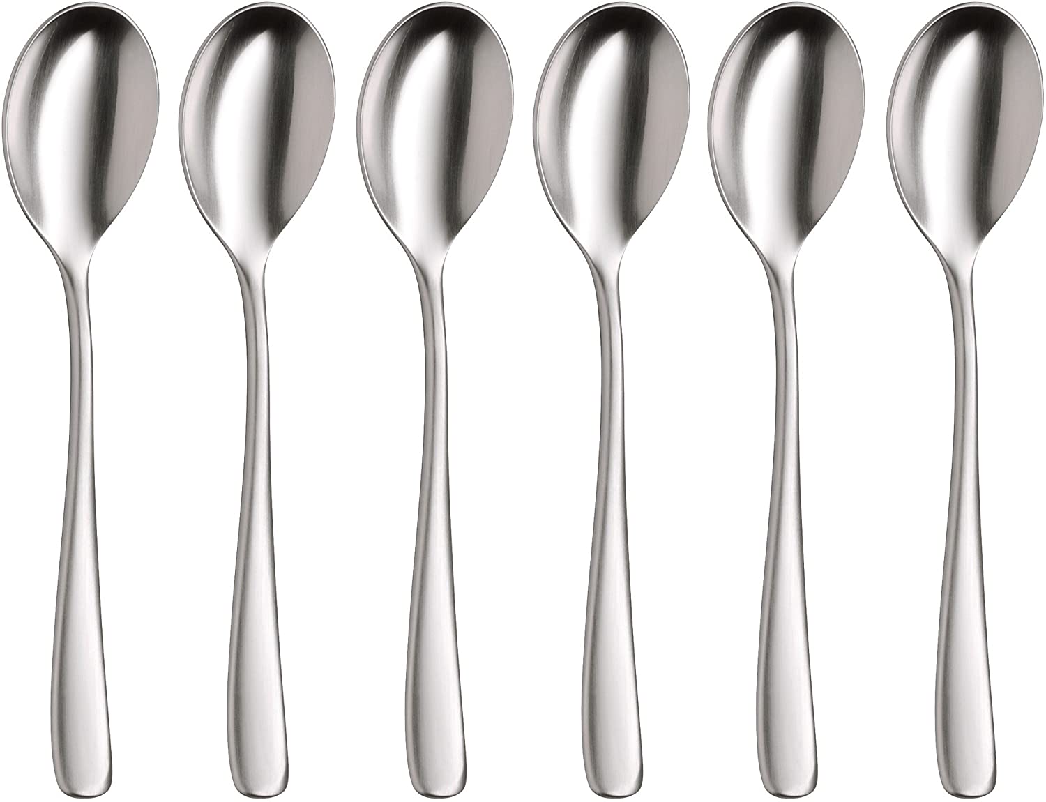 WMF Vision 1271966330 Espresso Spoons Cromargan Protect Stainless Steel Set of 6
