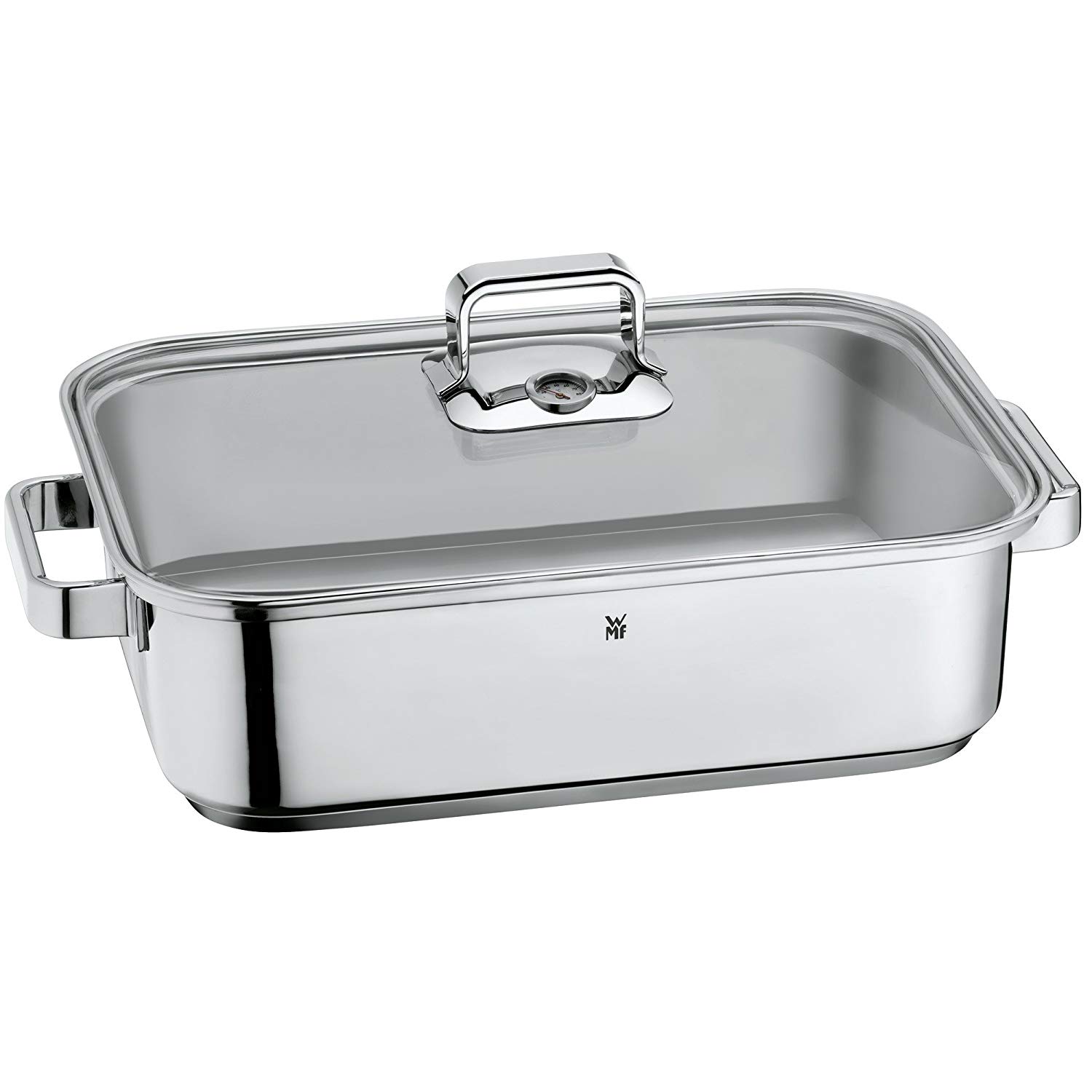 Wmf Vitalis Covered Roasting Pan With Lid And Thermometer, 18/10 Stainless 