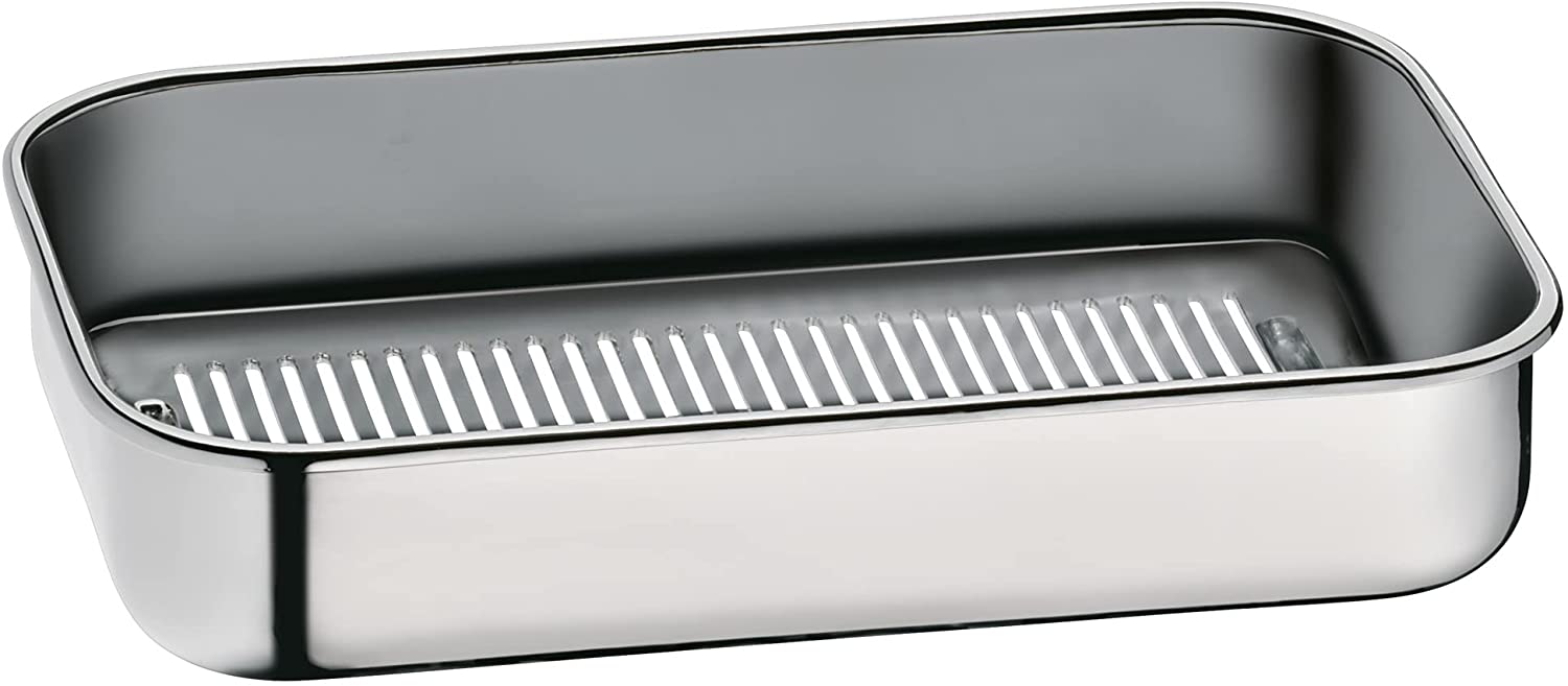 WMF Vitalis Perforated Steamer Insert, 18/10 Stainless Steel, 22 cm x15 cm