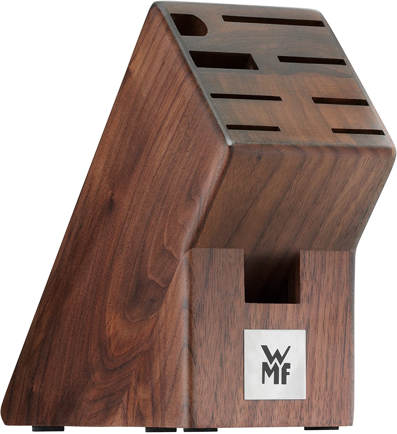 WMF Walnut Wood Empty Knife Block