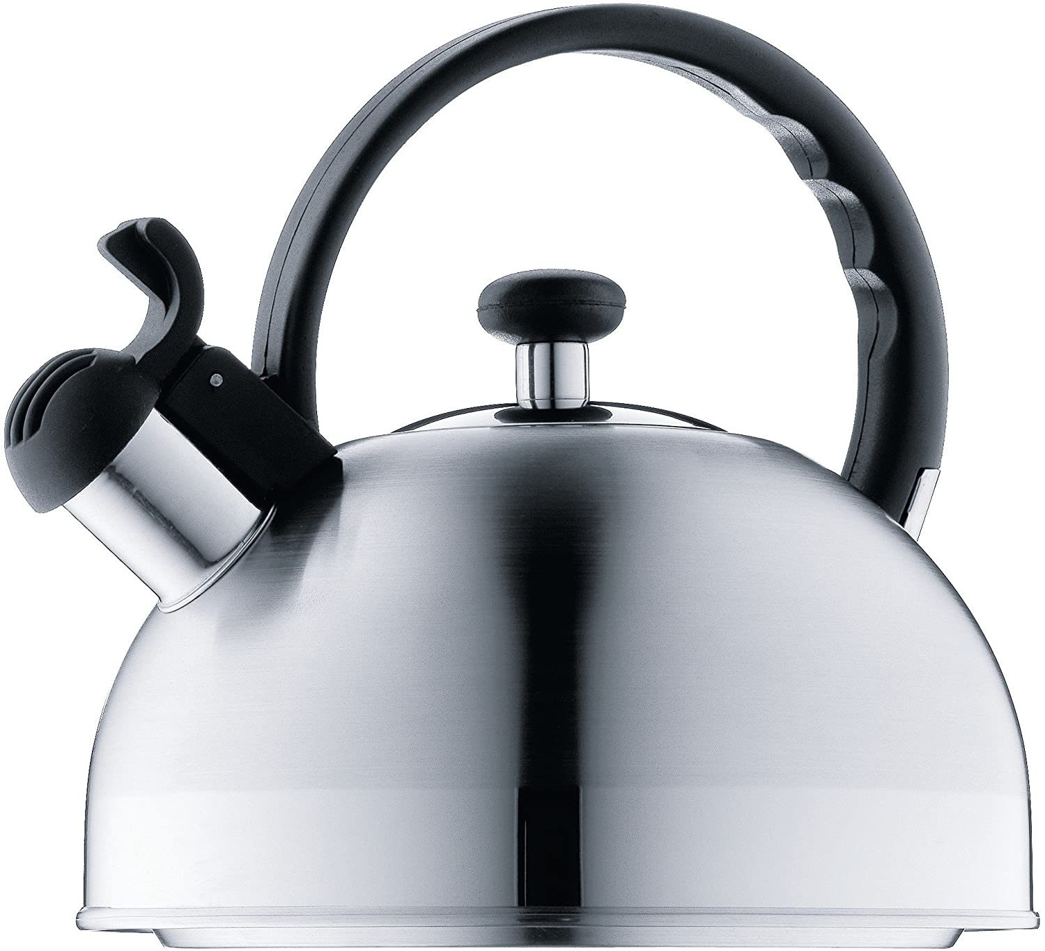 WMF ORBIT flute kettle 1.5 L pipe kettle with flute, tea kettle, kettle, Cromargan stainless steel, induction