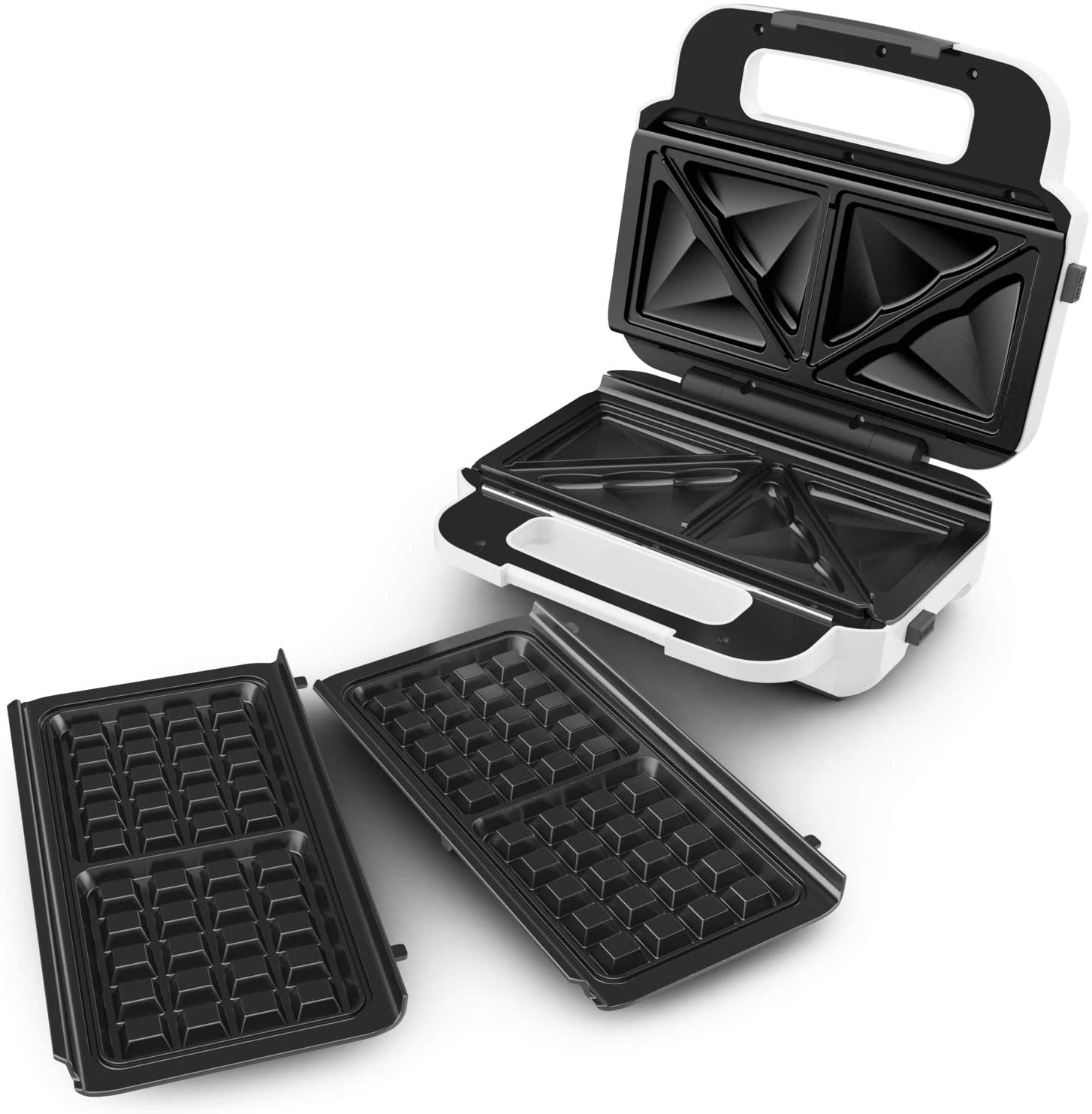 Tefal SW7011 Snack XL Sandwich Maker and Waffle Iron 2 Non-Stick Plate Sets