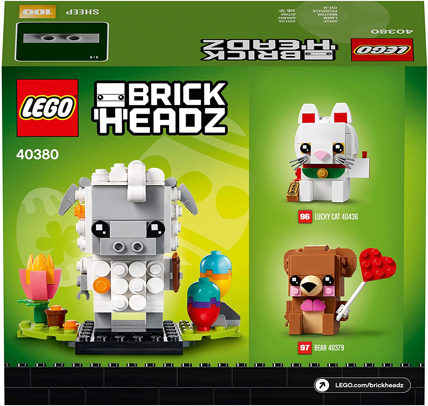 Lego 40380 Brickheadz Easter Lamb, Construction Toy, Easter Gift Idea, Coll