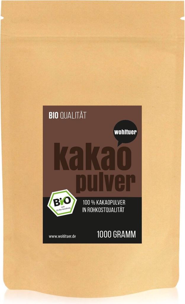 Wohltuer cold-pressed cocoa powder 1000g