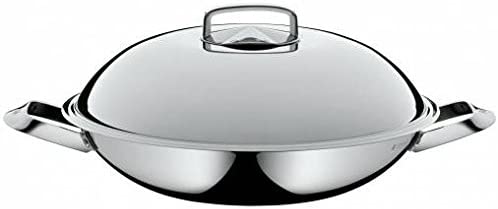 WMF Multiply Metal Lid 28 cm Steamer Insert 753786041 Multiply Wok uncoated Diameter 30 cm Stainless Steel Multi-Layer Material 40 x 40 x 20 cm Suitable for Induction Cookers Dishwasher Safe No. 753786041