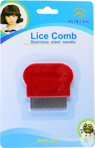 Wolf lice comb metal short tooth 1 piece