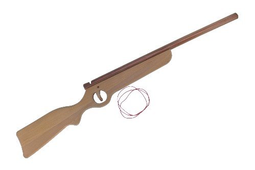 Wooden Rifle With Rubber Band 83