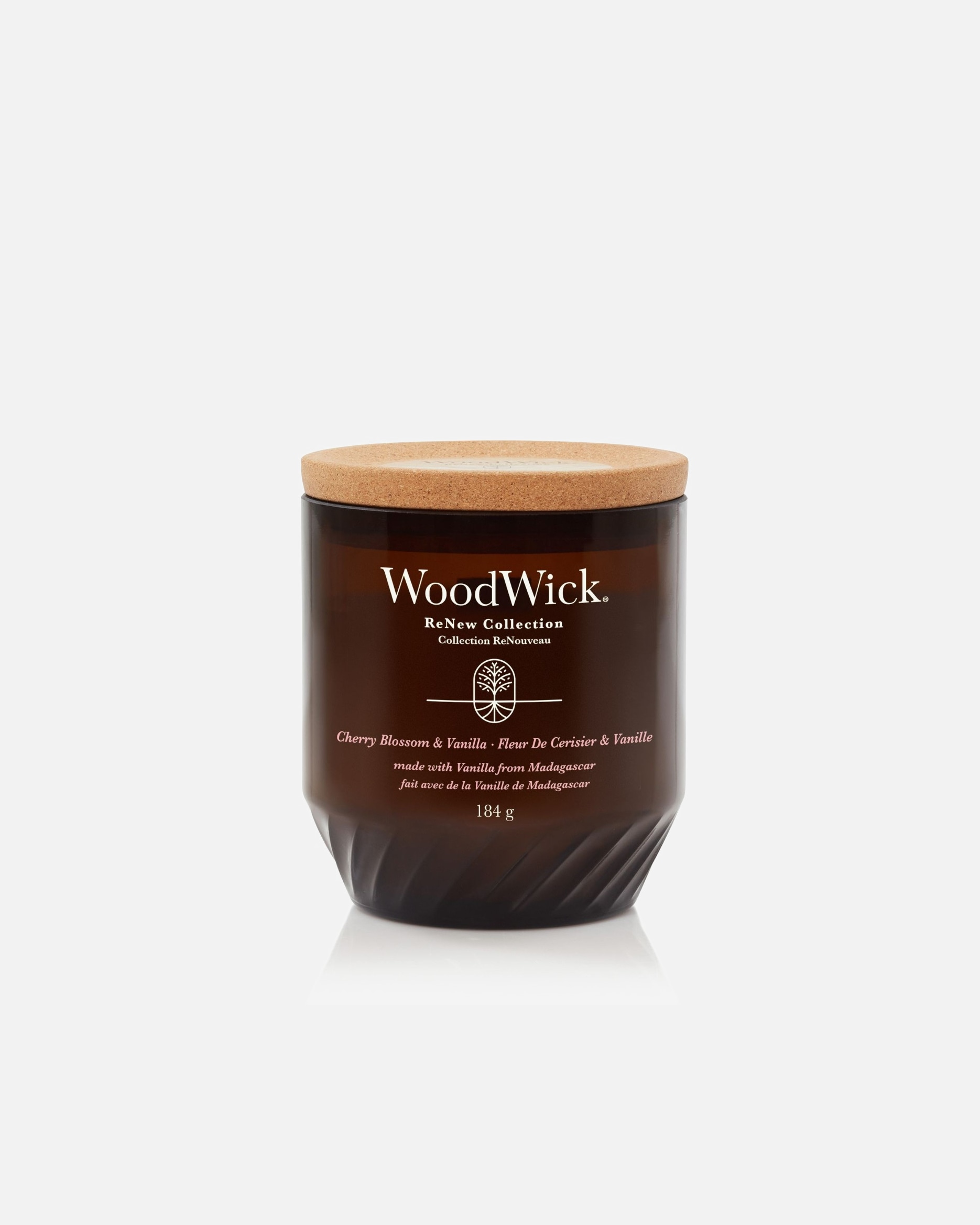 WoodWick Candle RENEW MEDIUM CANDLE CHERRY BLOSSOM & VANILLA