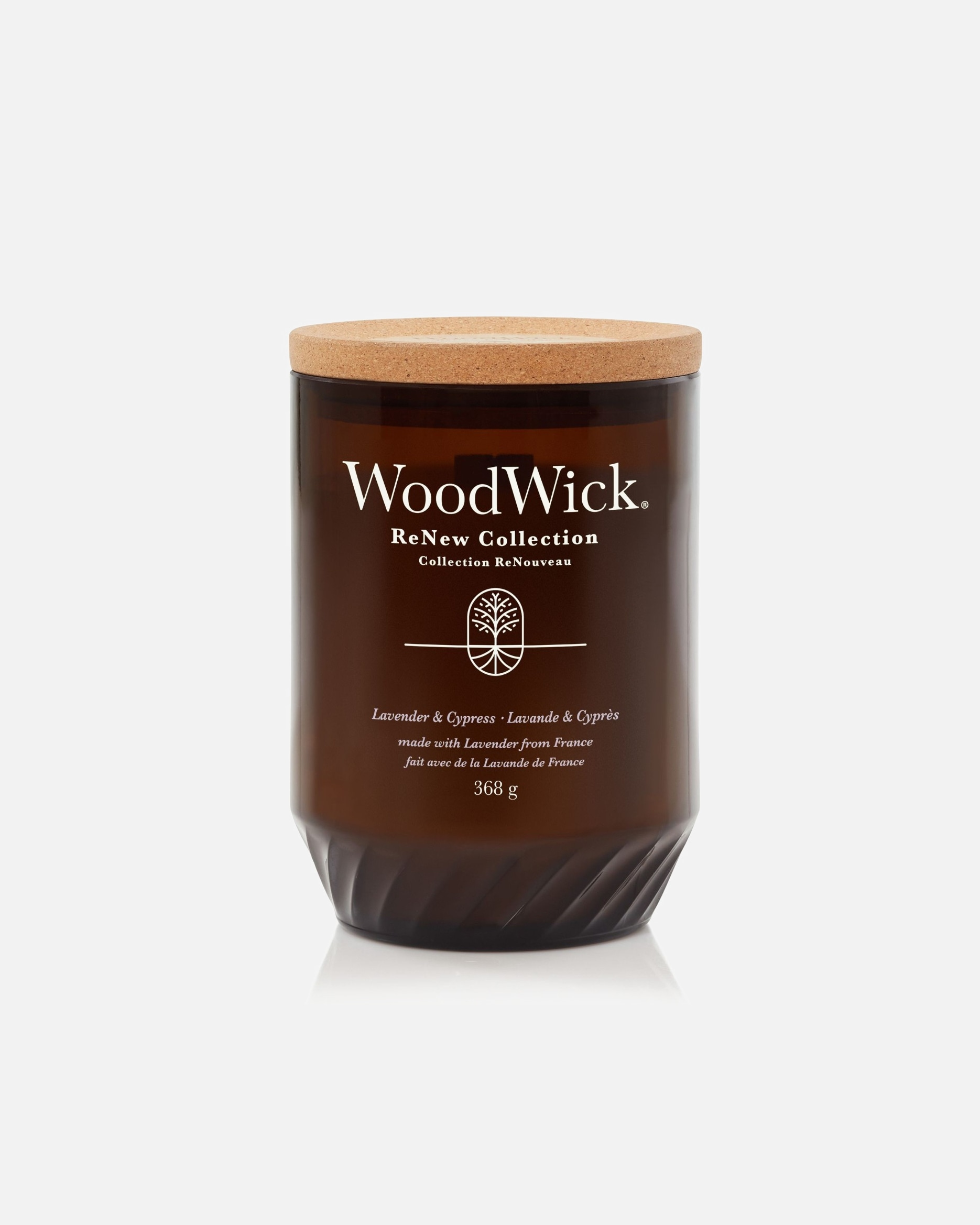 WoodWick Candle RENEW MEDIUM CANDLE LAVENDER & CYPRESS