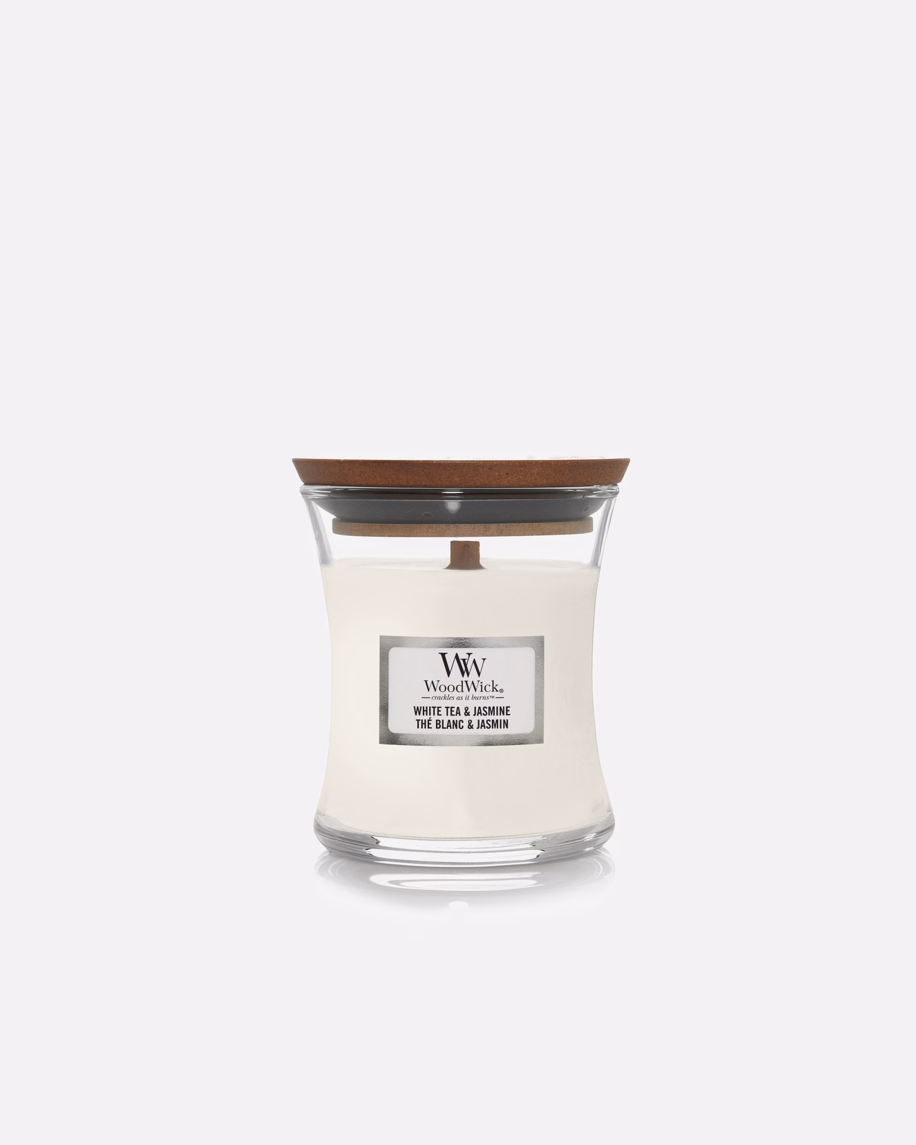 WoodWick candle Trilogy WHITE TEA & JASMINE