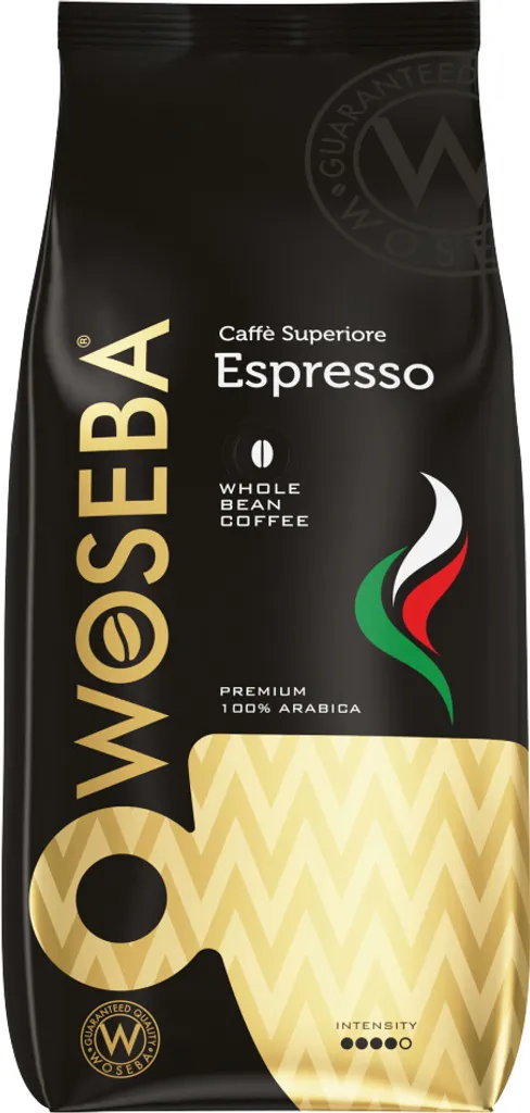 Woseba Caffé Superiore Espresso Roasted Coffee Beans 1000 G