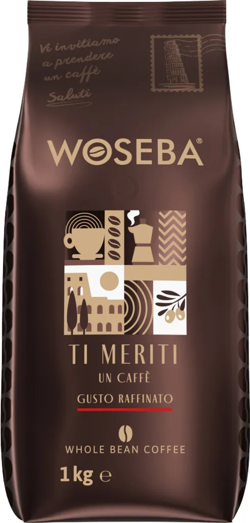 Woseba Ti Meriti Un Caffè Gusto Raffinato Roasted Coffee Bean 1 Kg