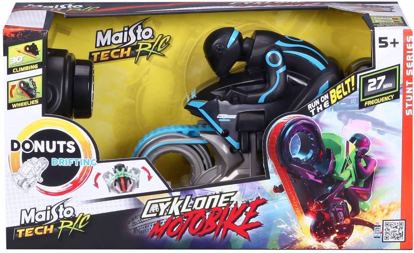 Maisto Tech M82322Bk Remote Control Motorcycle Black