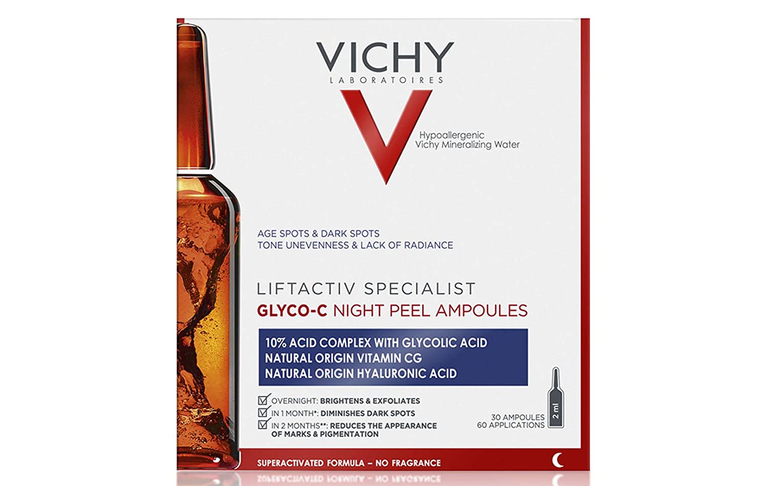 Vichy Liftactiv Specialist Glyco-C Ampoules Peeling Nuit Ampoules Anti-Agei