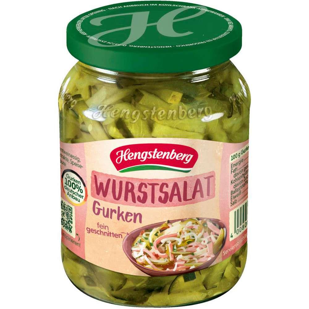 Sausage salad cucumbers