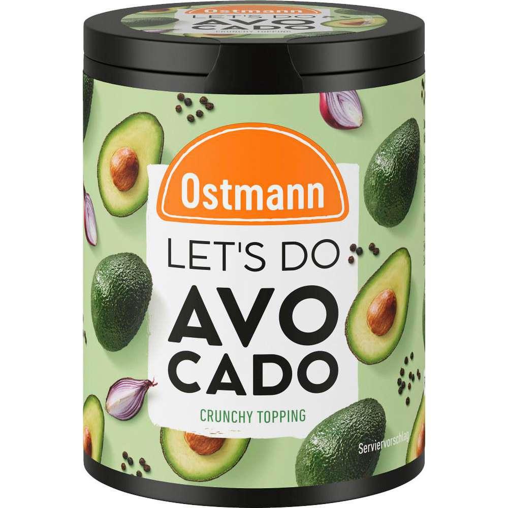 Seasoning mix for avocado, crunchy topping