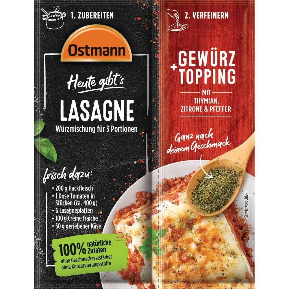 Seasoning mix for lasagna