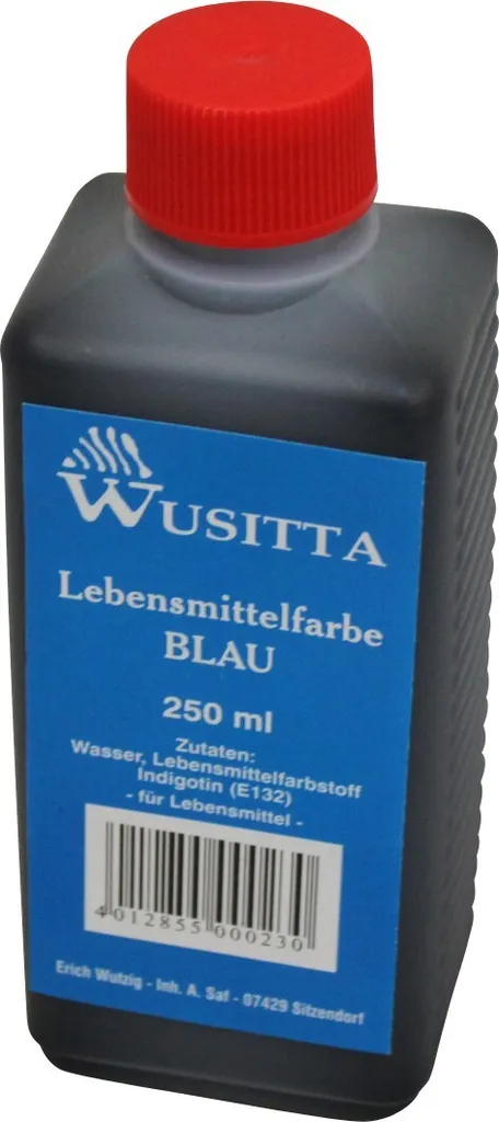 Wusitta Food Coloring Blue - 1 x 250 ml