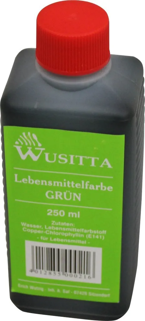 Wusitta Food Coloring Green - 1 x 250 ml