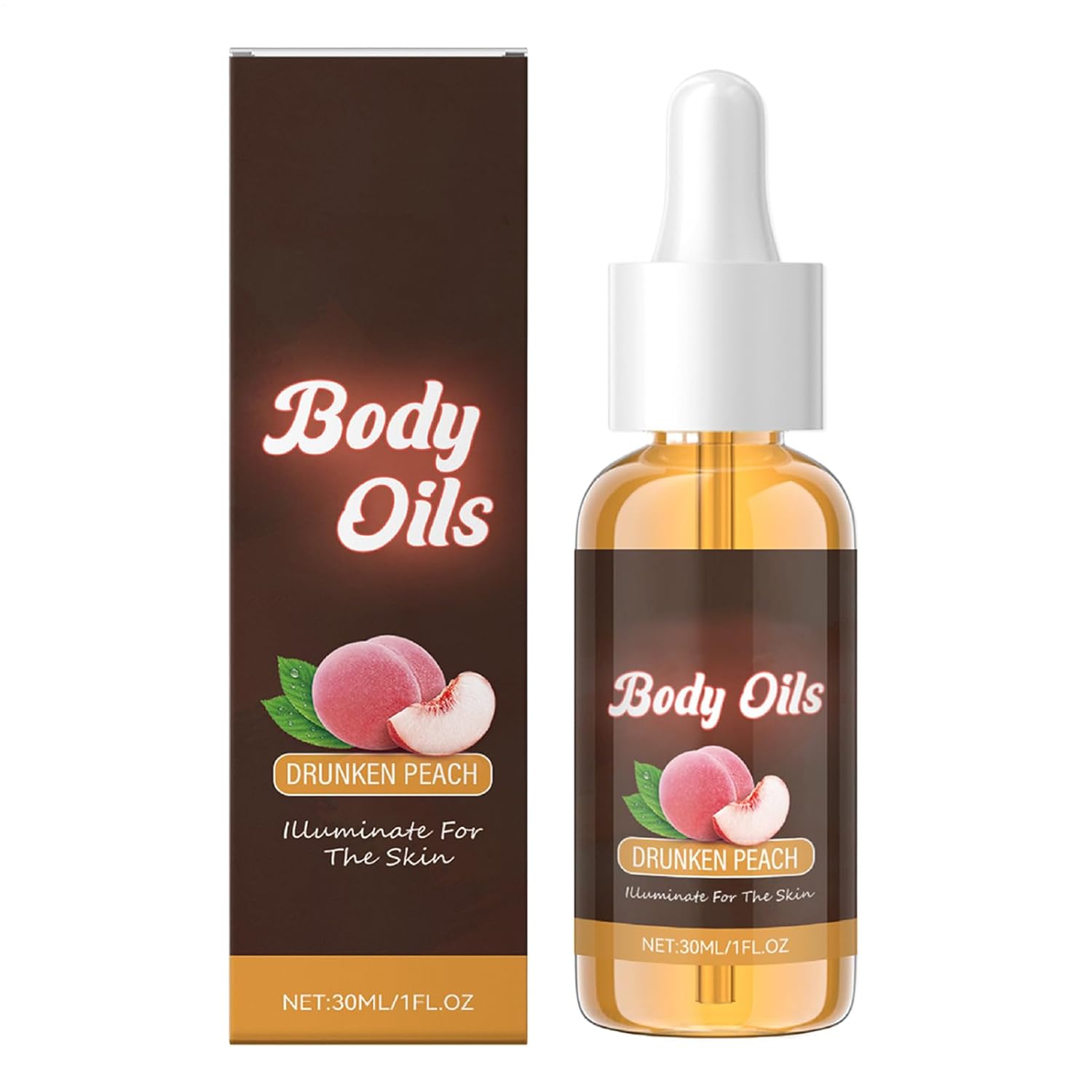 Body Oils, Hydrating Skin Oil 30 ml, Non-Greasy Moisturizer, 5 Scent Options, Lightweight Nourishing Formula, for Men Women Daily Use Travel Bedroom and Bathroom