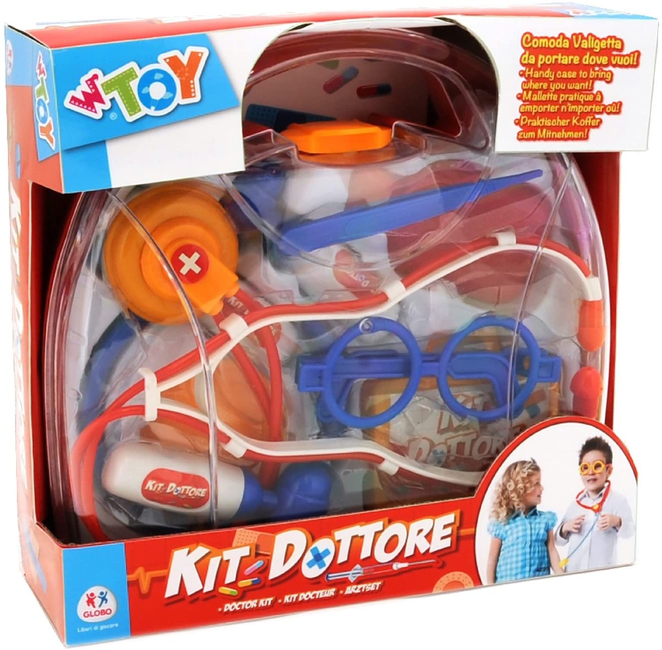 Globo Toys 94.208,6 Cm W Toy Plastic Case Doctor Kit