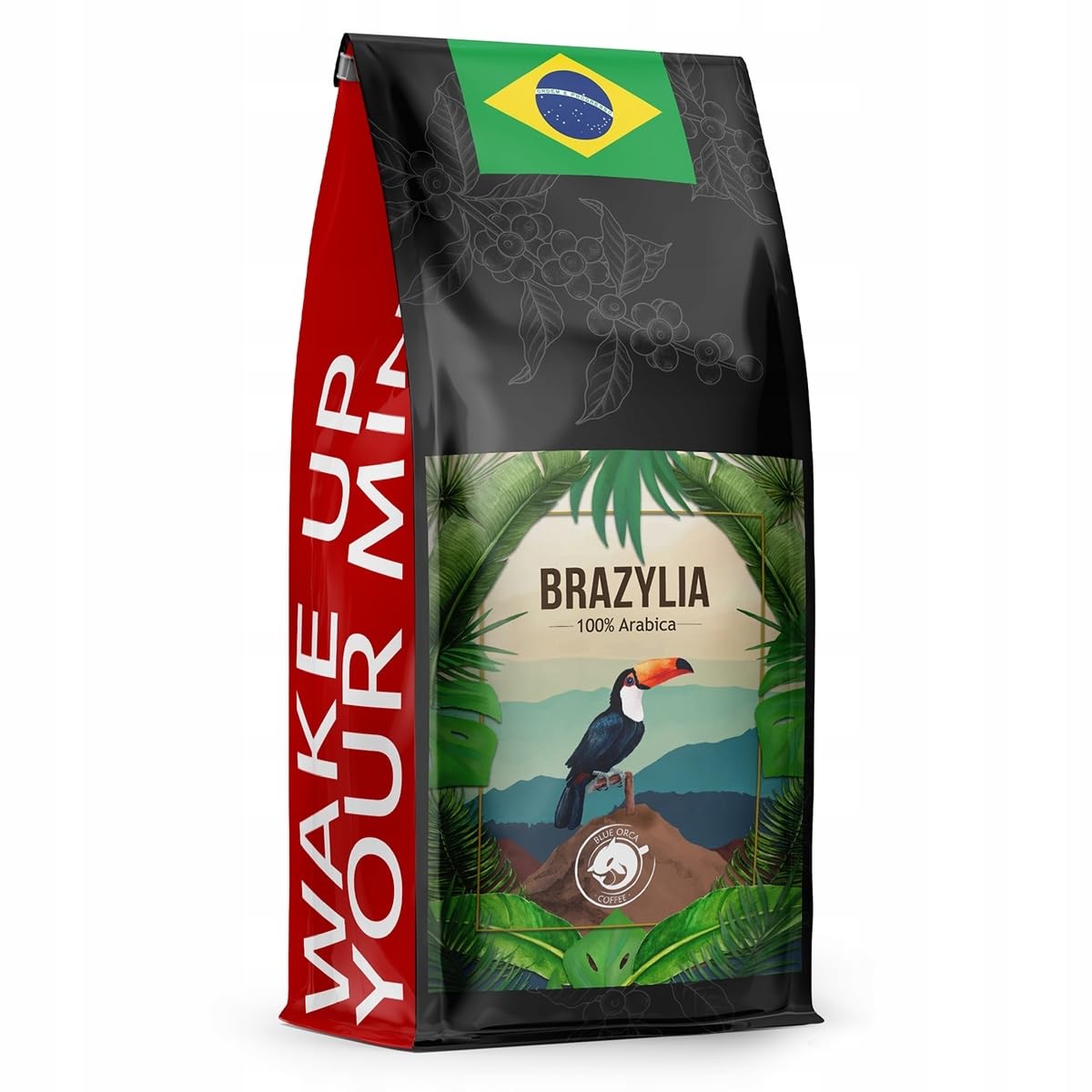Blue Orca Coffee - BRAZIL SANTOS - Specialty Kaffeebohnen aus Brasilien - Frisch geröstet - Single Origin - SCA 82.5 Punkte, 1 kg
