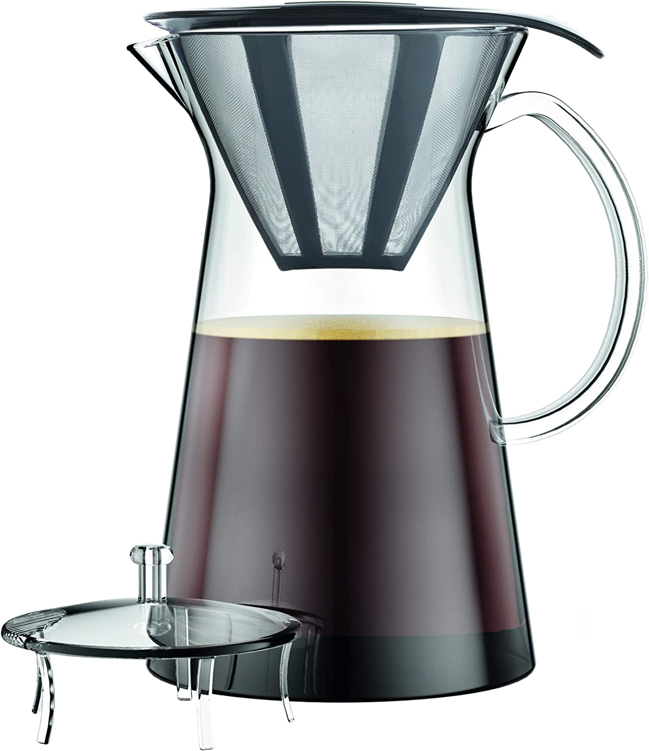 Bodum 11783-10-01S CIN Coffee Maker with Permanent Filter 8 Cups 1.0 L Borosilicate Glass