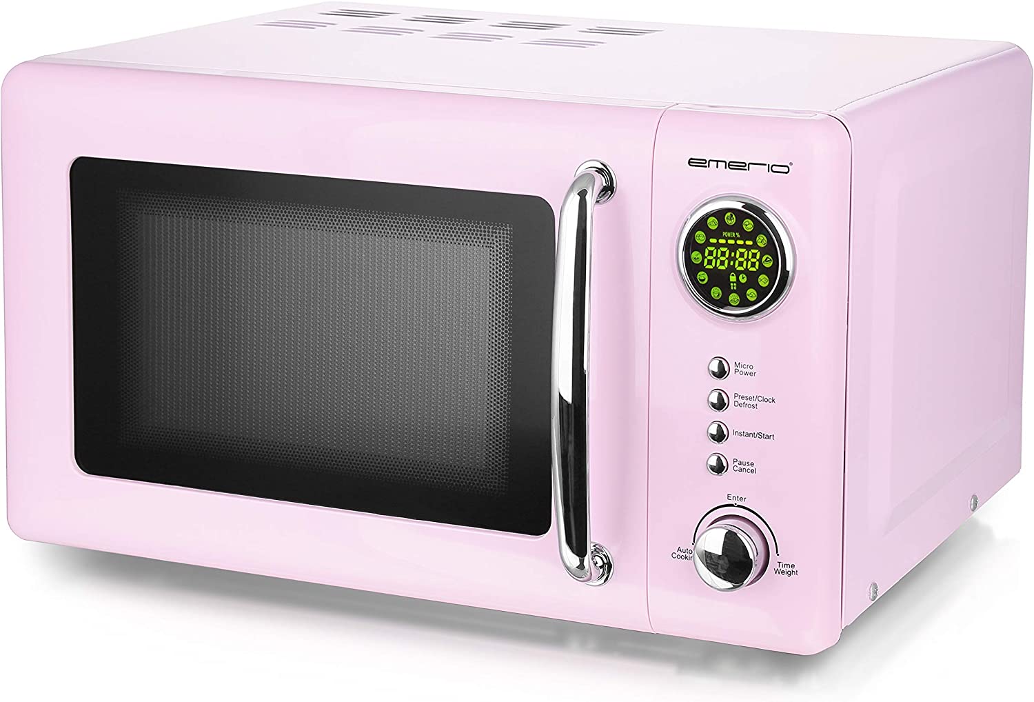 Emerio MW-112141.1 Microwave Oven, 700 watts, 20 Litres, turntable, retro design