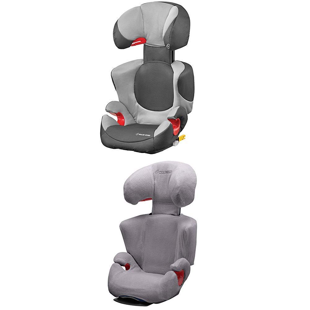 Maxi-Cosi Rodi XP Fix Car Booster Seat Group 2/3 (15-36 kg) with Isofix, Suitable for ages 3.5 to 12 Years Dawn Grey